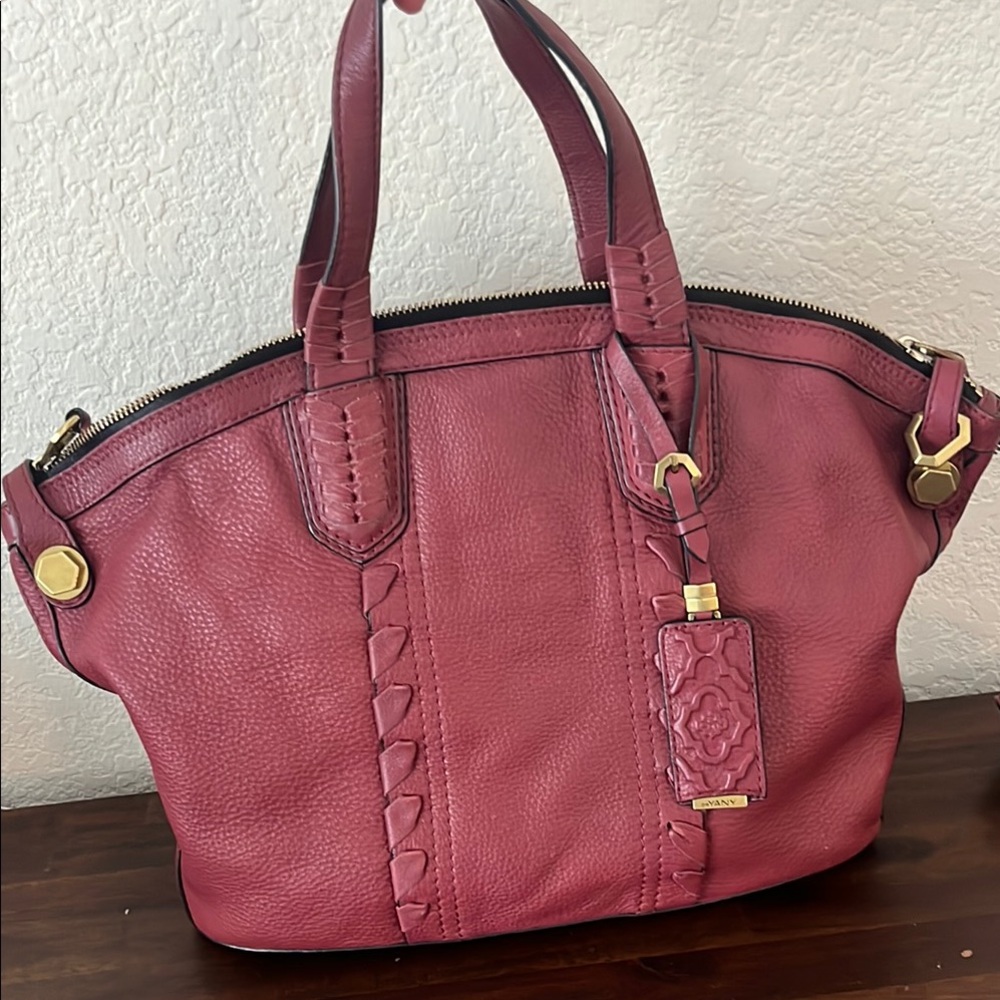 orYANY Merlot Red Leather Purse